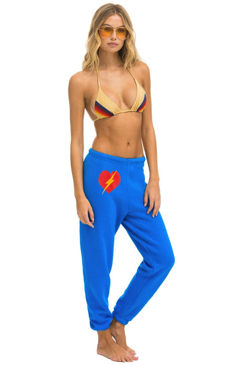 BOLT HEART SWEATPANTS - ADVENTURE BLUE