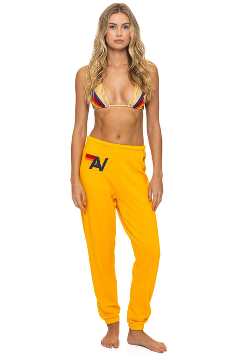 LOGO SWEATPANTS - GOLD