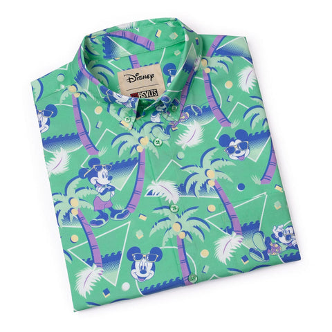 Disney Cabana Mickey – KUNUFLEX Short Sleeve Shirt