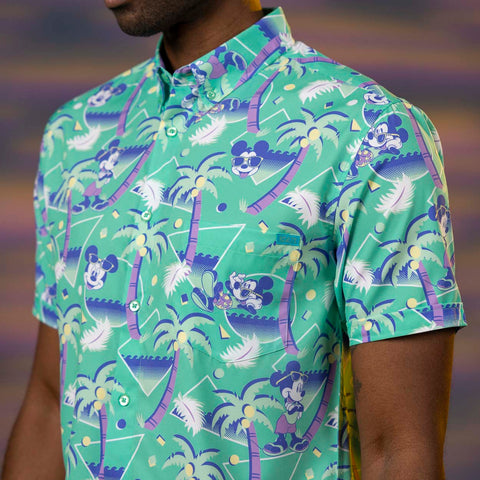 Disney Cabana Mickey – KUNUFLEX Short Sleeve Shirt