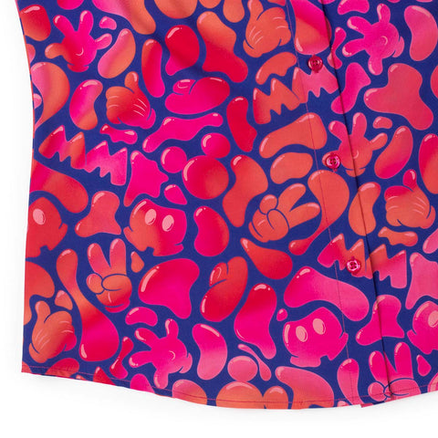 Disney Glow Flow Mickey – Women's KUNUFLEX Short Sleeve Shirt