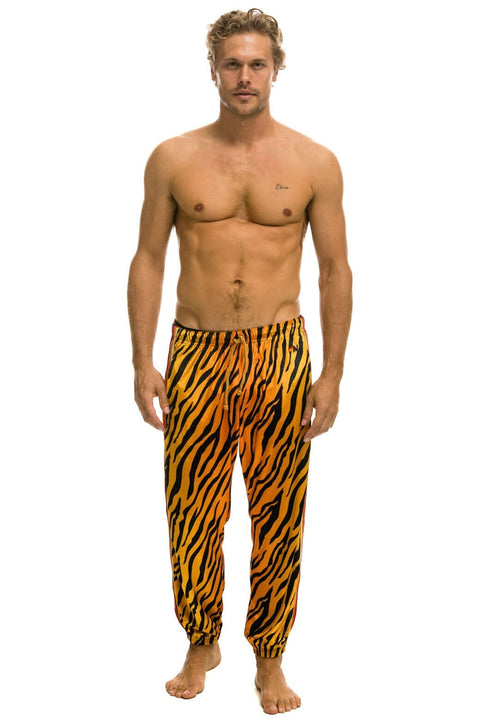 CLASSIC VELVET SWEATPANTS - TIGER