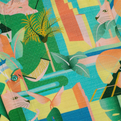 Big Cat Cabana – Bamboo Short Sleeve Shirt