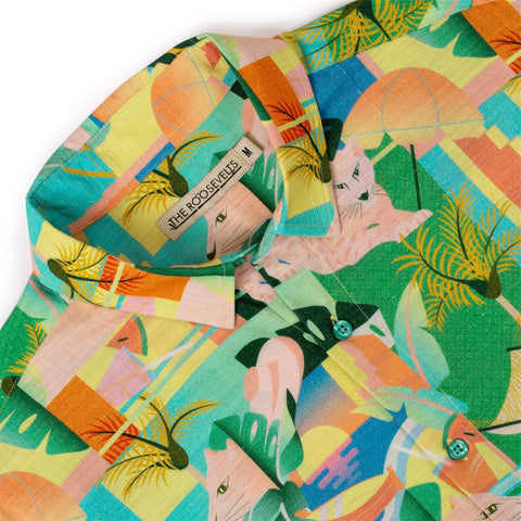 Big Cat Cabana – Bamboo Short Sleeve Shirt