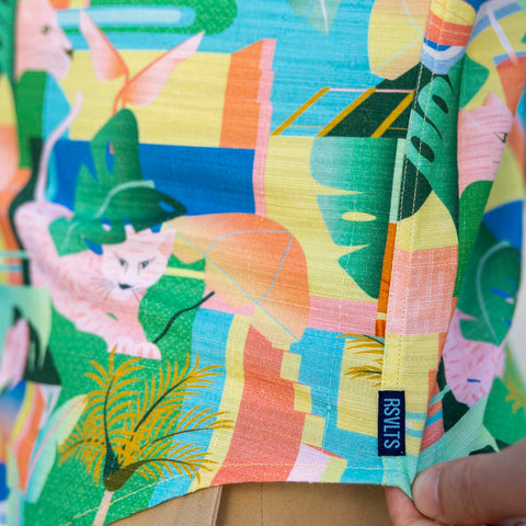 Big Cat Cabana – Bamboo Short Sleeve Shirt