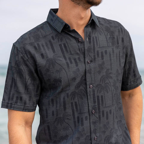 Bula (After Dark) – Bamboo Short Sleeve Shirt