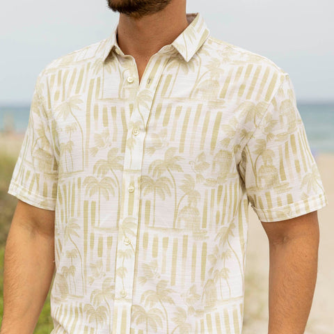 Bula (Gold) – Bamboo Short Sleeve Shirt