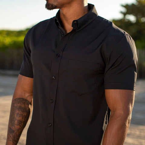 Cabana Collection Black Sand Beach – KUNUFLEX Short Sleeve Shirt