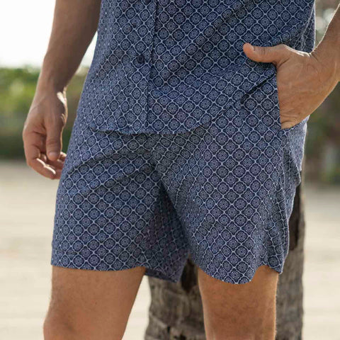 'Roccan Tiles – Bamboo Resort Shorts