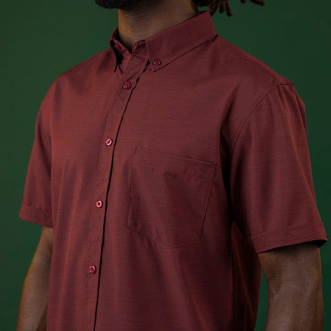 Burnt Russet – KUNUFLEX Short Sleeve Shirt