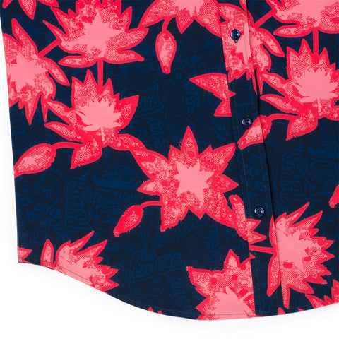 Camp Kunu Floral (Red) – KUNUFLEX Short Sleeve Shirt