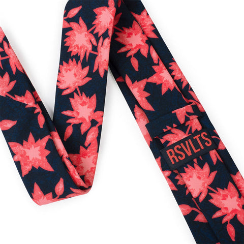 Camp Kunu Floral (Red) Tie & Pocket Sq.