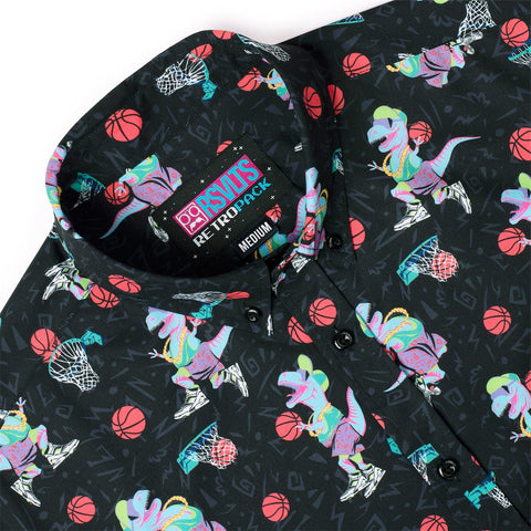 '90s Retro Dino Dunks – KUNUFLEX Short Sleeve Shirt