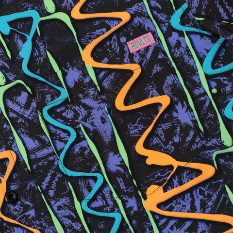 '90s Retro Retro Squigglies – KUNUFLEX Short Sleeve Shirt