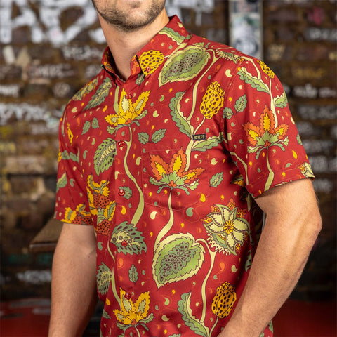 '70s Retro Baba O'Redly – KUNUFLEX Short Sleeve Shirt