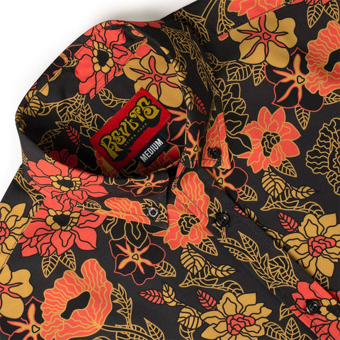 '70s Retro Bustle in Your Hedgerow – KUNUFLEX Short Sleeve Shirt