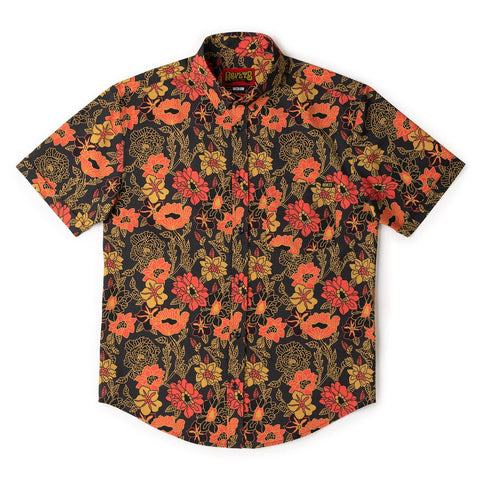 '70s Retro Bustle in Your Hedgerow – KUNUFLEX Short Sleeve Shirt