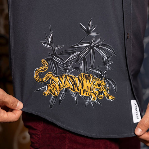 '70s Retro Night Moves – KUNUFLEX Short Sleeve Shirt