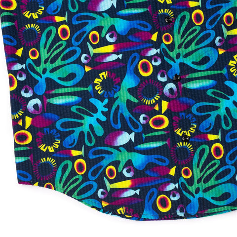 Rad Reef – Stretch Seersucker Short Sleeve Shirt