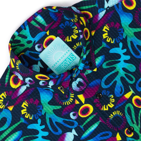 Rad Reef – Stretch Seersucker Short Sleeve Shirt