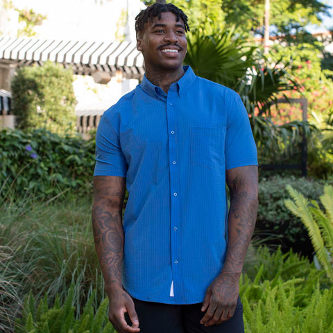 Regatta – Stretch Seersucker Short Sleeve Shirt