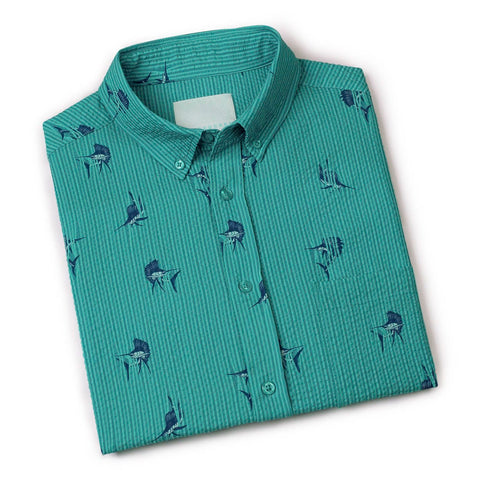 Sailfish – Stretch Seersucker Short Sleeve Shirt