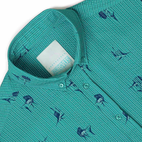 Sailfish – Stretch Seersucker Short Sleeve Shirt