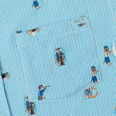 Sea Dogs – Stretch Seersucker Short Sleeve Shirt