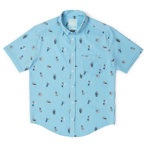 Sea Dogs – Stretch Seersucker Short Sleeve Shirt