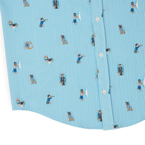 Sea Dogs – Stretch Seersucker Short Sleeve Shirt
