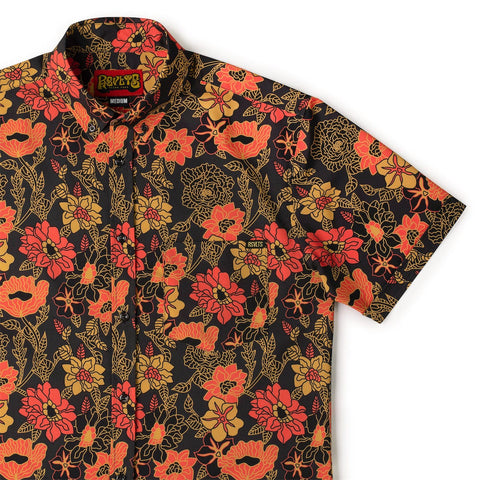 '70s Retro Bustle in Your Hedgerow – KUNUFLEX Short Sleeve Shirt