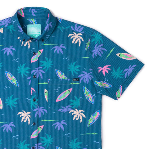 Gator Rays – Stretch Seersucker Short Sleeve Shirt