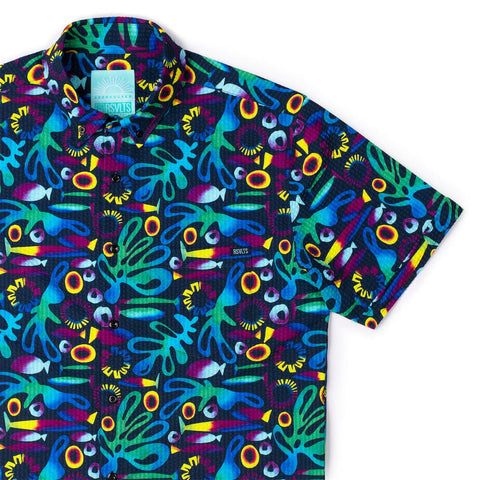 Rad Reef – Stretch Seersucker Short Sleeve Shirt