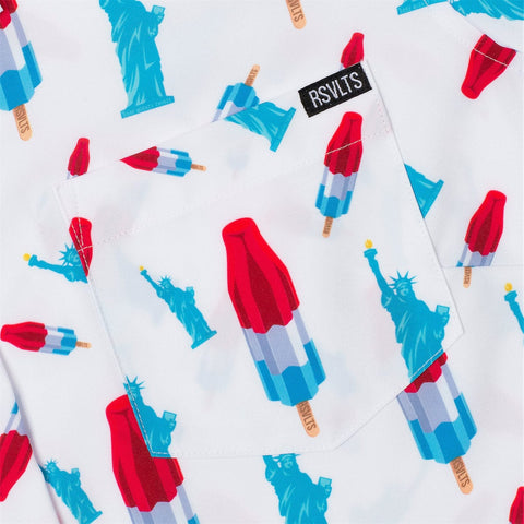 America Pops & Freedom – Women's KUNUFLEX Short Sleeve Shirt (Legends Edition)