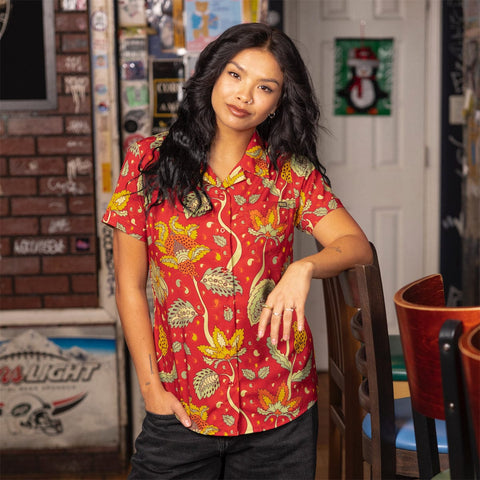 '70s Retro Baba O'Redly – Women's KUNUFLEX Short Sleeve Shirt