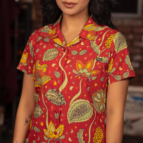 '70s Retro Baba O'Redly – Women's KUNUFLEX Short Sleeve Shirt