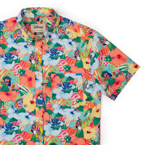 Disney Lilo & Stitch Let's Dance – KUNUFLEX Short Sleeve Shirt