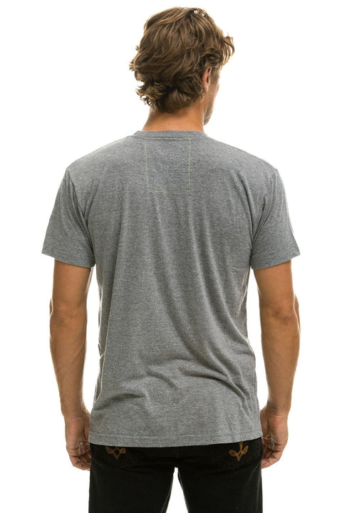 SIGNATURE TEE - HEATHER GREY